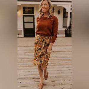 Roolee Jolene Floral Skirt